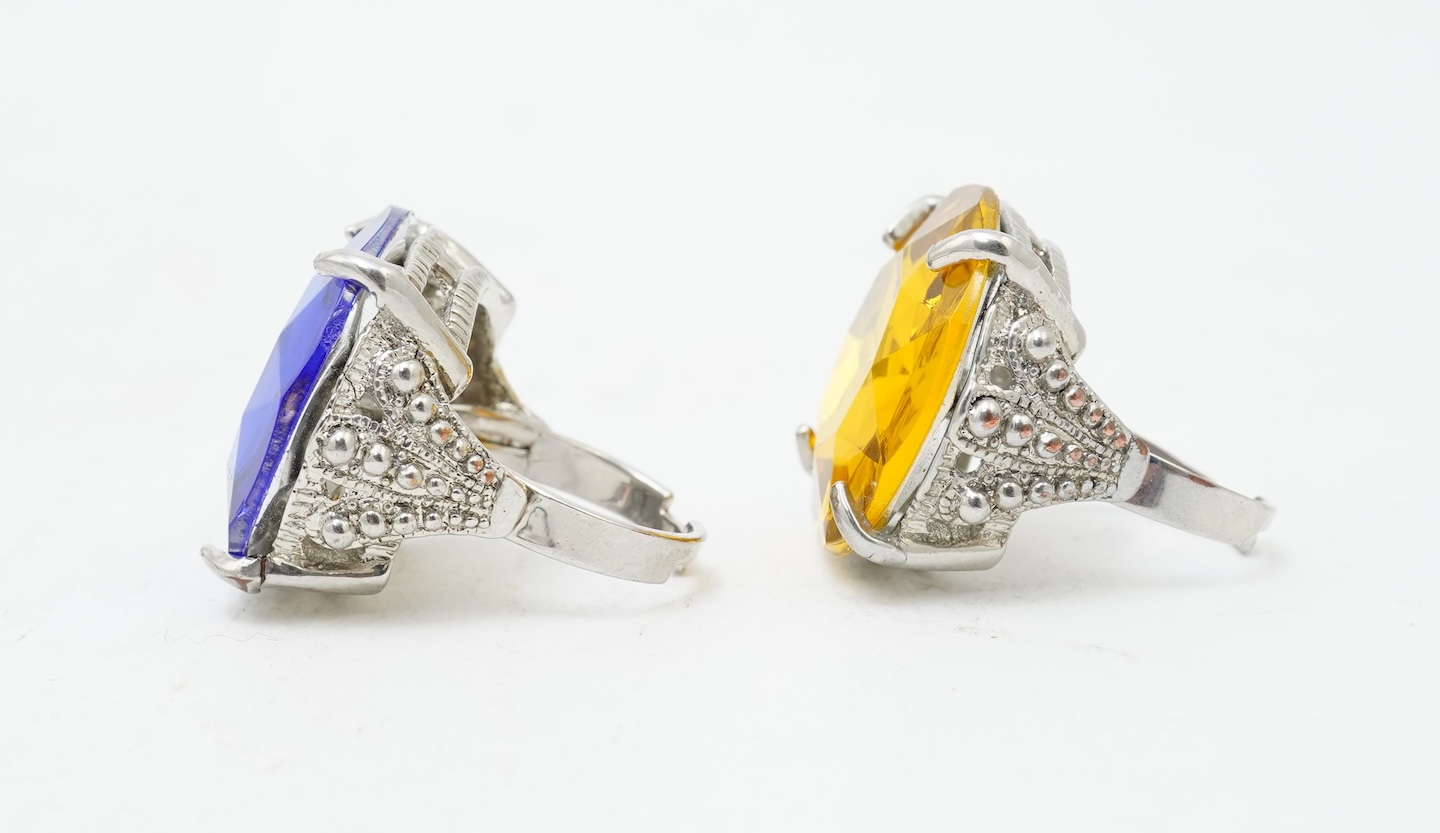 A collection of costume jewels, mid to late 20th century